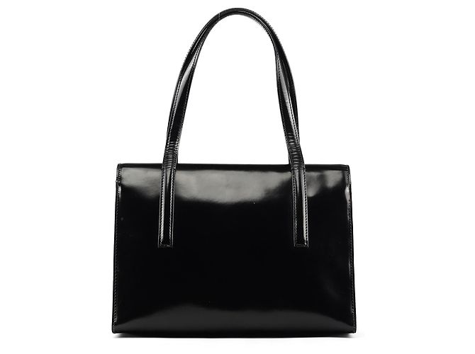 Prada Borsa tote sport 1995 in pelle spazzolato nera - vista 3