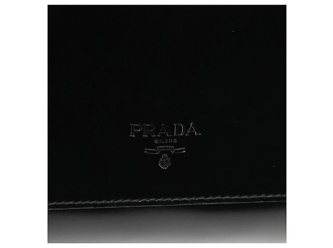 Prada Borsa tote sport 1995 in pelle spazzolato nera - vista 6