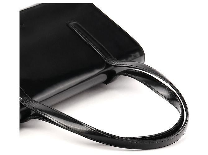 Prada Borsa tote sport 1995 in pelle spazzolato nera - vista 9
