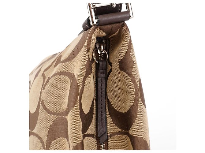 Coach Borsa a tracolla F15067 Beige Signature C - vista 11