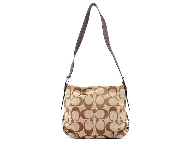 Coach Borsa a tracolla F15067 Beige Signature C - vista 3