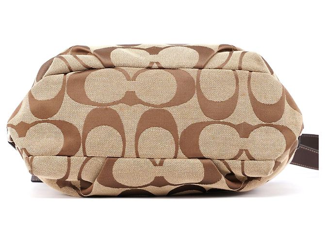 Coach Borsa a tracolla F15067 Beige Signature C - vista 5