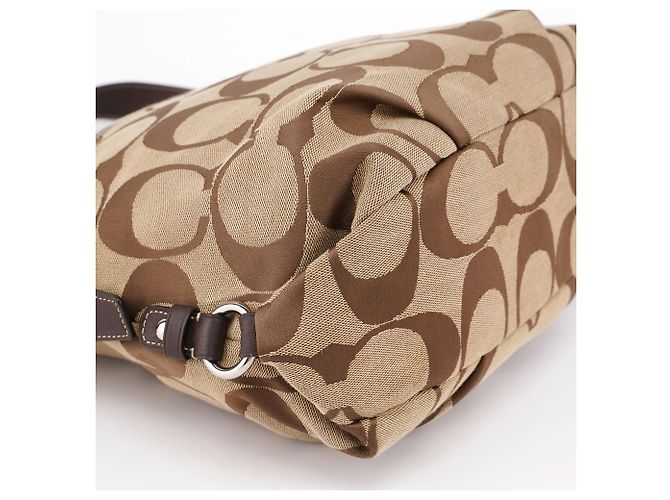 Coach Borsa a tracolla F15067 Beige Signature C - vista 9