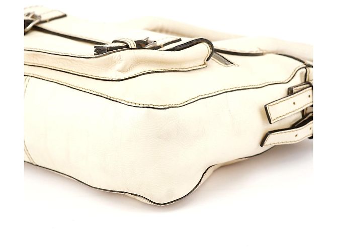 Chloé Borsa Tote Betty Off-White in pelle di agnello - vista 10