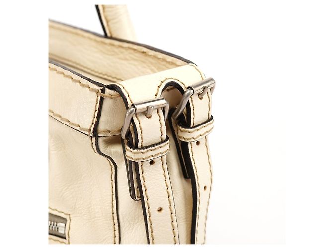 Chloé Borsa Tote Betty Off-White in pelle di agnello - vista 11