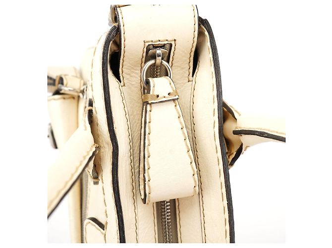 Chloé Borsa Tote Betty Off-White in pelle di agnello - vista 13