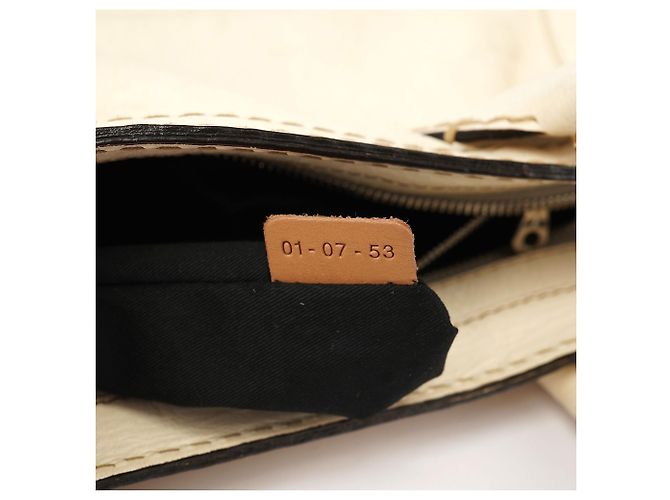 Chloé Borsa Tote Betty Off-White in pelle di agnello - vista 16