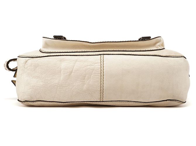 Chloé Borsa Tote Betty Off-White in pelle di agnello - vista 5