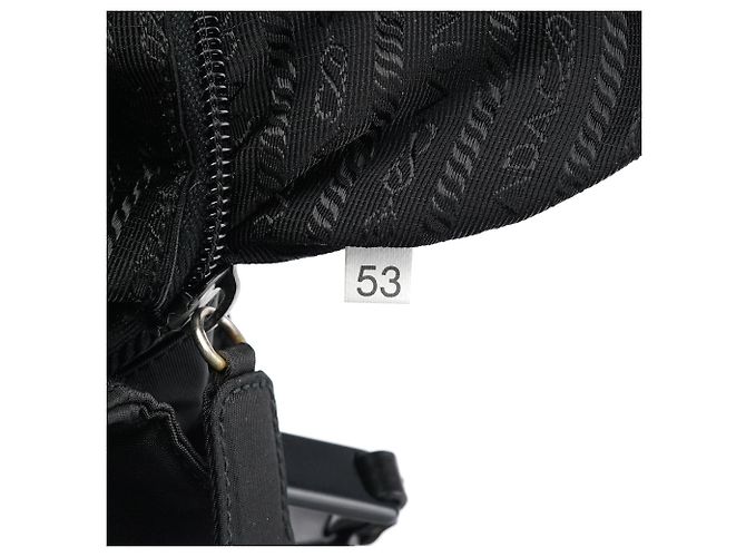 Prada Borsa Tote in Tessuto trapuntata nera - vista 13