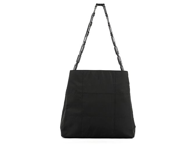 Prada Borsa Tote in Tessuto trapuntata nera - vista 3