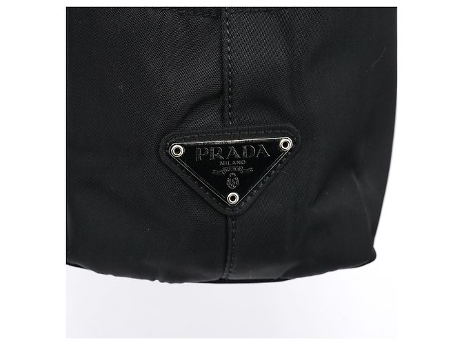 Prada Borsa Tote in Tessuto trapuntata nera - vista 5
