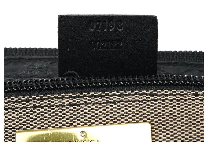 Gucci 07198 Beige Canvas Boat Pochette - vista 12