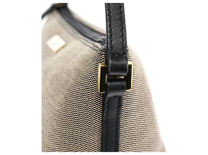 Gucci 07198 Beige Canvas Boat Pochette - vista 7