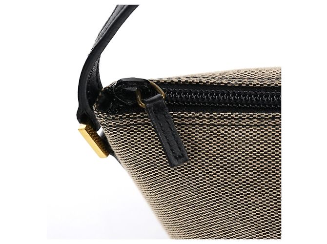 Gucci 07198 Beige Canvas Boat Pochette - vista 8