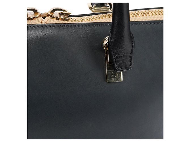 Chloé Borsa 2-Way Bailey in pelle Grey Navy - vista 12