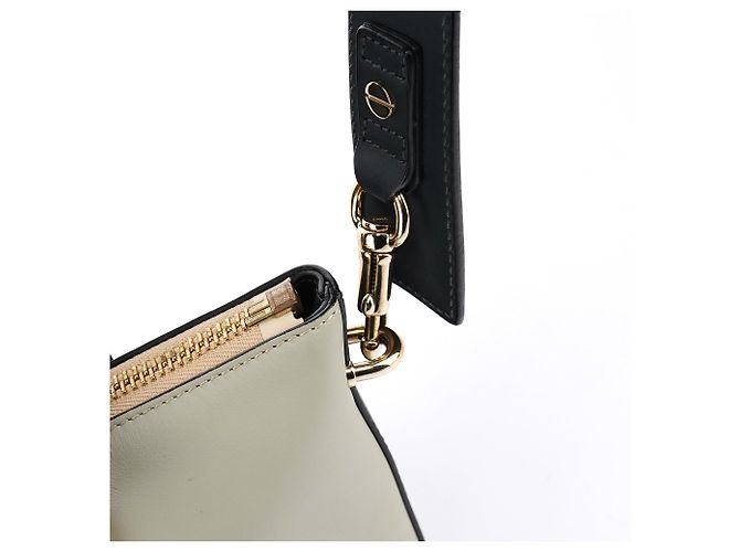 Chloé Borsa 2-Way Bailey in pelle Grey Navy - vista 14
