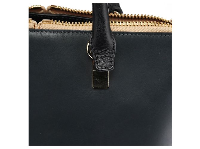 Chloé Borsa 2-Way Bailey in pelle Grey Navy - vista 16