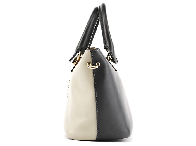 Chloé Borsa 2-Way Bailey in pelle Grey Navy - vista 2