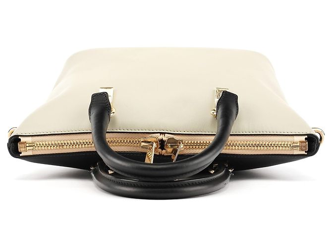 Chloé Borsa 2-Way Bailey in pelle Grey Navy - vista 4