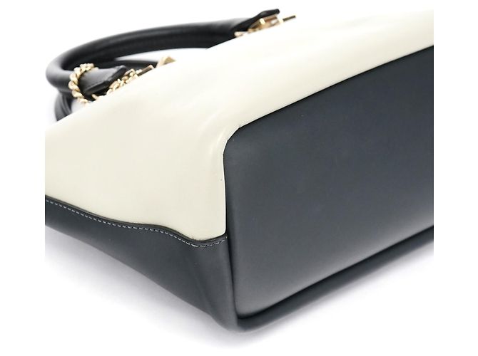 Chloé Borsa 2-Way Bailey in pelle Grey Navy - vista 8