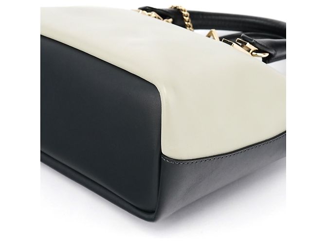 Chloé Borsa 2-Way Bailey in pelle Grey Navy - vista 9