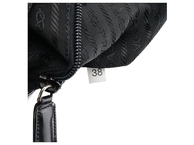Prada Borsa a tracolla girevole Anthracite Spazzolato - vista 13
