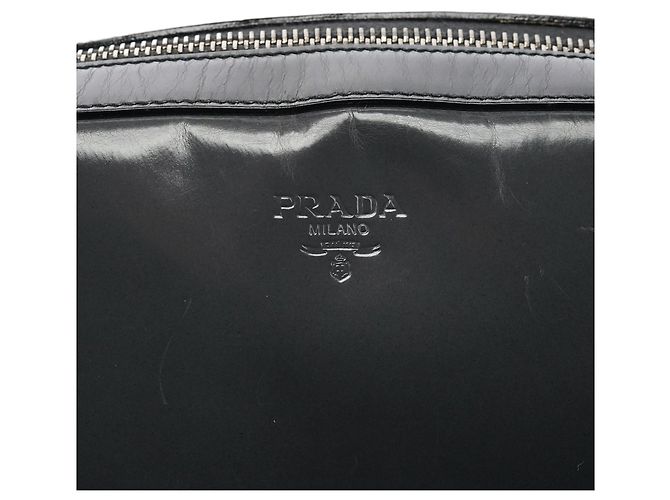 Prada Borsa a tracolla girevole Anthracite Spazzolato - vista 6