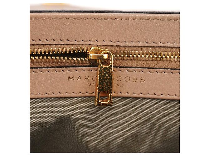 Marc Jacobs Borsa Thompson in pelle Greige - vista 14