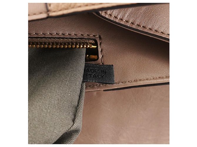 Marc Jacobs Borsa Thompson in pelle Greige - vista 17