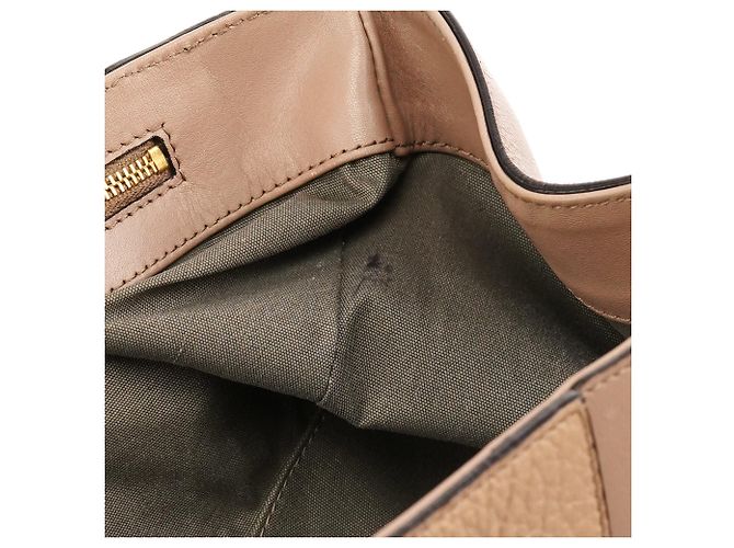 Marc Jacobs Borsa Thompson in pelle Greige - vista 18