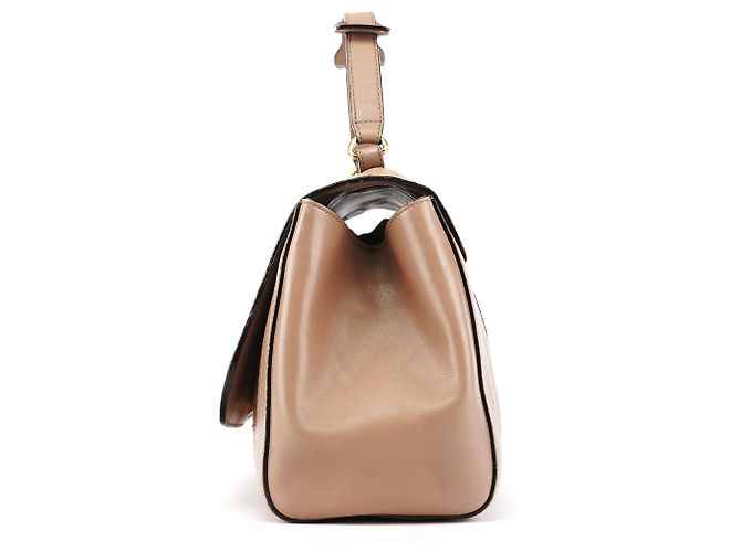 Marc Jacobs Borsa Thompson in pelle Greige - vista 2