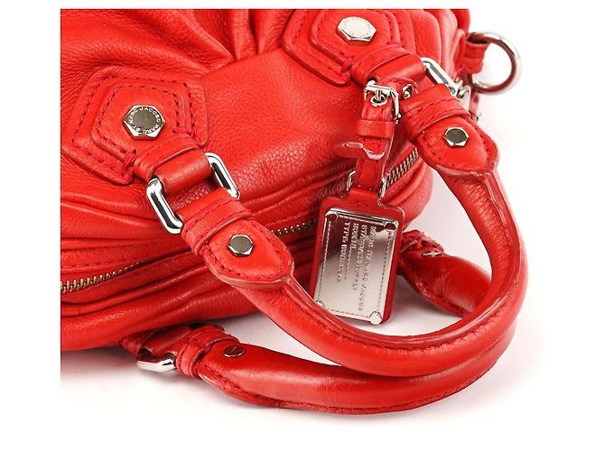 Marc by Marc Jacobs Borsa 2-Way Classic Q Baby Groovee in pelle rossa - vista 10