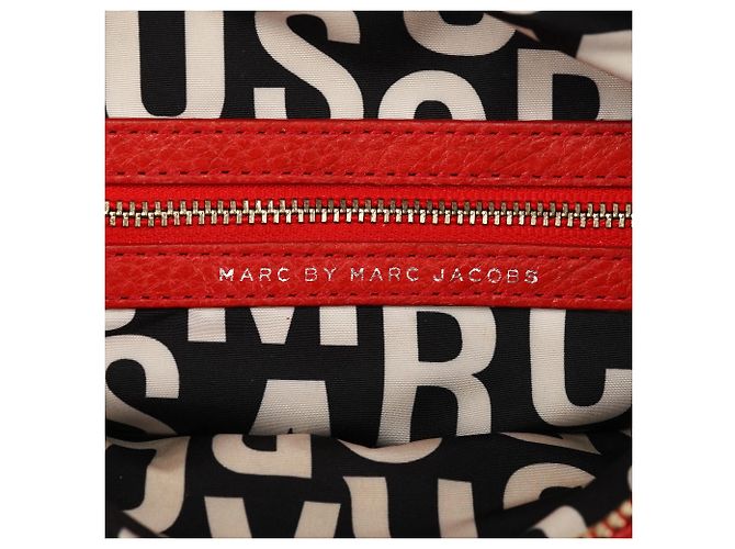 Marc by Marc Jacobs Borsa 2-Way Classic Q Baby Groovee in pelle rossa - vista 12