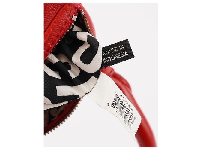 Marc by Marc Jacobs Borsa 2-Way Classic Q Baby Groovee in pelle rossa - vista 14