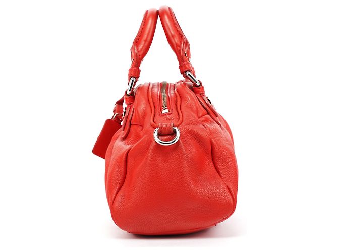 Marc by Marc Jacobs Borsa 2-Way Classic Q Baby Groovee in pelle rossa - vista 2