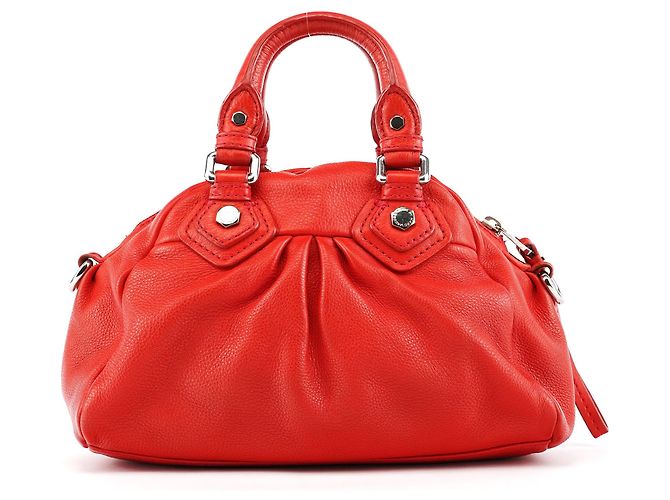 Marc by Marc Jacobs Borsa 2-Way Classic Q Baby Groovee in pelle rossa - vista 3