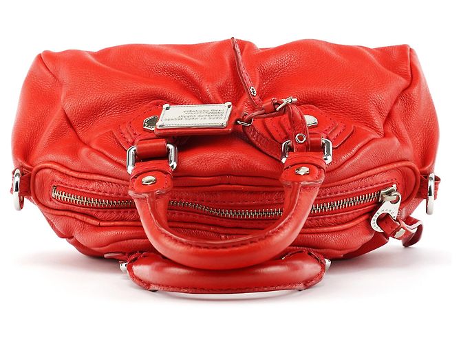 Marc by Marc Jacobs Borsa 2-Way Classic Q Baby Groovee in pelle rossa - vista 4