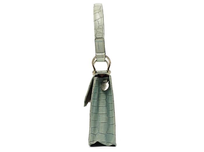 Mulberry Borsa a tracolla in pelle embossed croc Verde Salvia - vista 2
