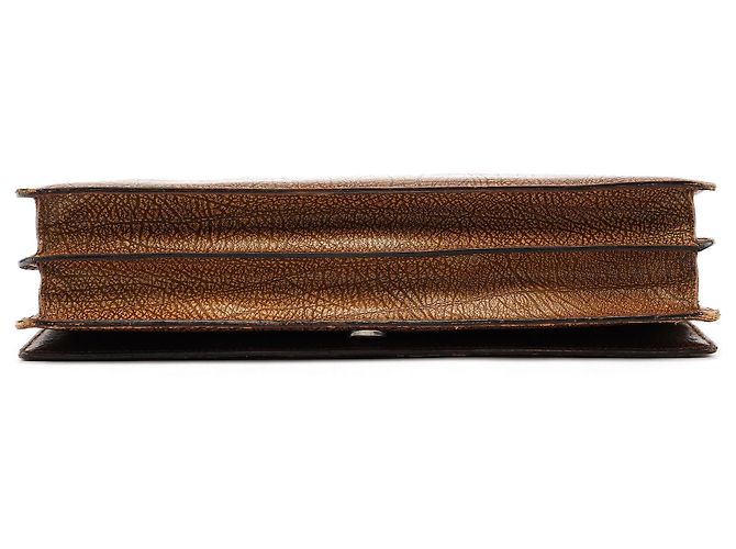 Prada Borsa a tracolla in pelle di llama marrone con fibbia anni '90 - vista 5