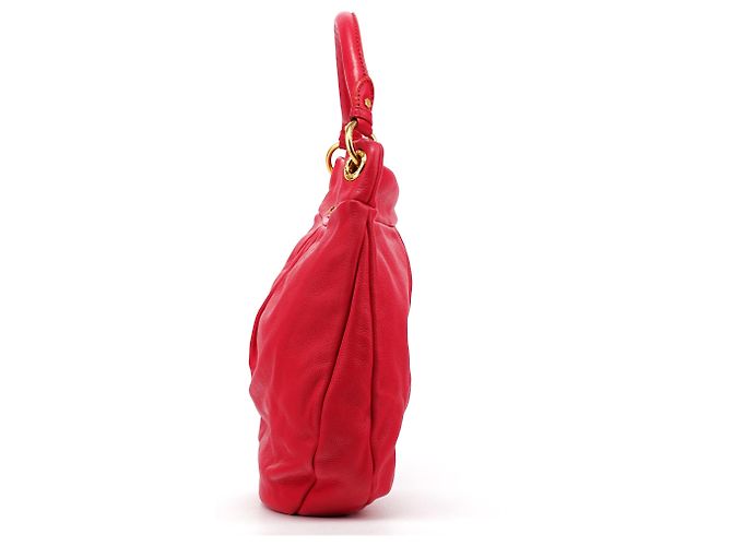 Marc by Marc Jacobs Borsa Hobo 2-Way Classic Q Hillier in pelle Hot Pink - vista 2