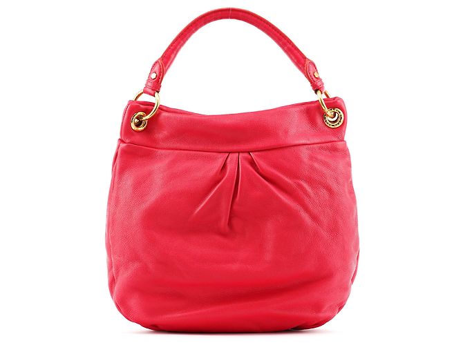 Marc by Marc Jacobs Borsa Hobo 2-Way Classic Q Hillier in pelle Hot Pink - vista 3