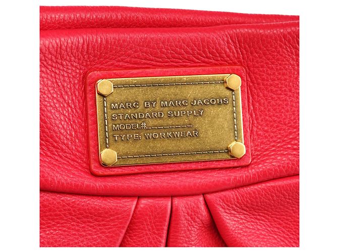 Marc by Marc Jacobs Borsa Hobo 2-Way Classic Q Hillier in pelle Hot Pink - vista 6