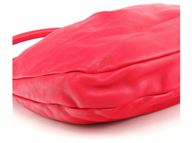 Marc by Marc Jacobs Borsa Hobo 2-Way Classic Q Hillier in pelle Hot Pink - vista 7