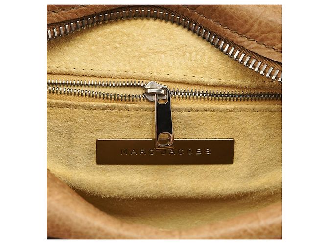Marc Jacobs Borsa a tracolla in pelle marrone chiaro - vista 12