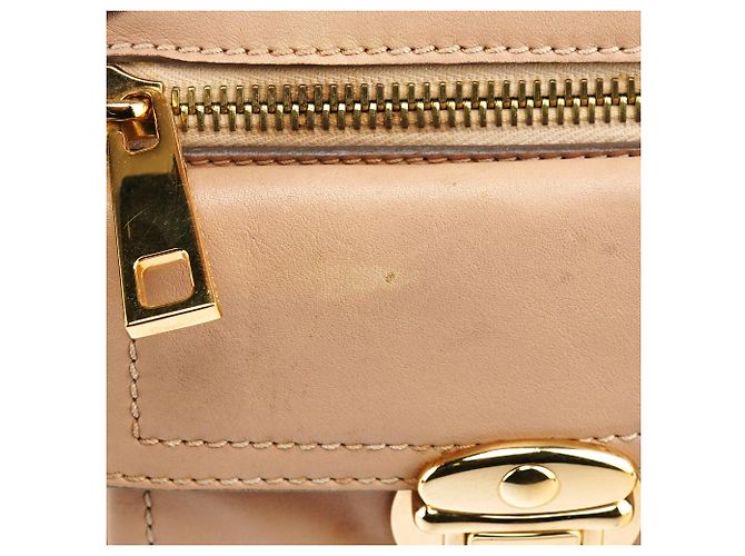 Marc Jacobs Borsa beige in pelle con manico superiore - vista 13