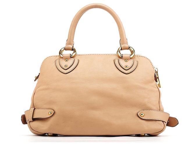 Marc Jacobs Borsa beige in pelle con manico superiore - vista 3