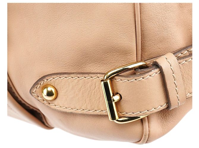 Marc Jacobs Borsa beige in pelle con manico superiore - vista 8
