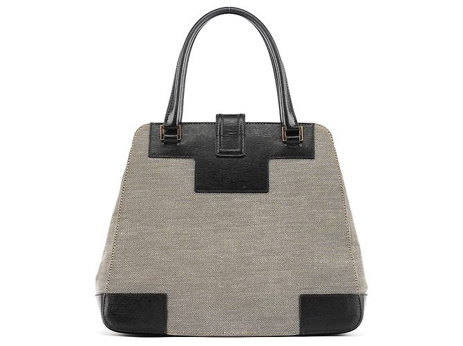 Gucci 002 1103 Beige Canvas Square G Tote Bag - Ansicht 3