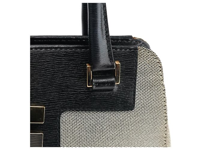 Gucci 002 1103 Beige Canvas Square G Tote Bag - Ansicht 7