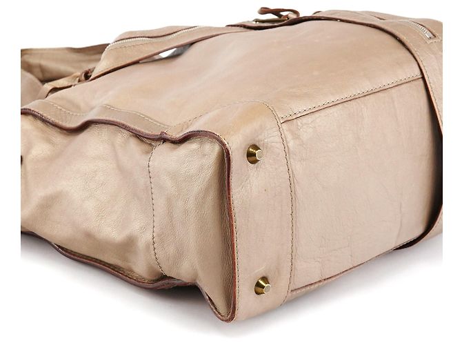 Chloé Borsa Tote Tracy in pelle metallizzata - vista 11